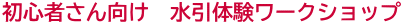 初心者さん向け　水引体験ワークショップ